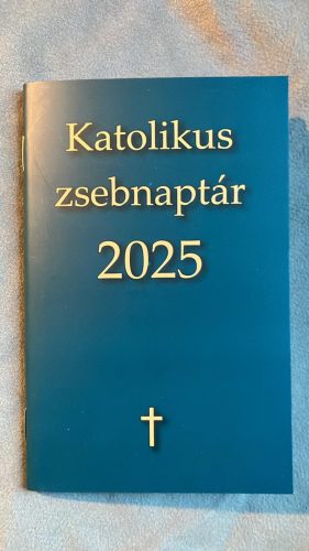 Katolikus Zsebnaptár 2025 - kék